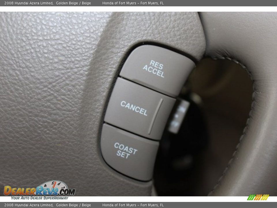 2008 Hyundai Azera Limited Golden Beige / Beige Photo #15
