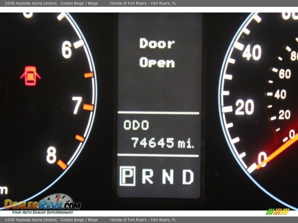 2008 Hyundai Azera Limited Golden Beige / Beige Photo #16