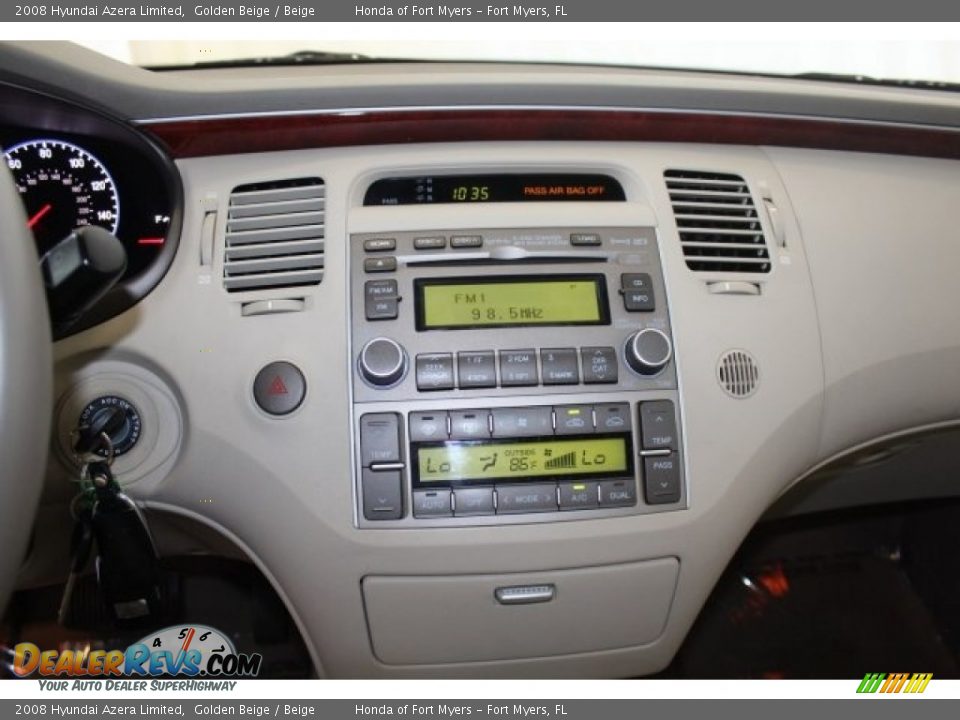 2008 Hyundai Azera Limited Golden Beige / Beige Photo #17
