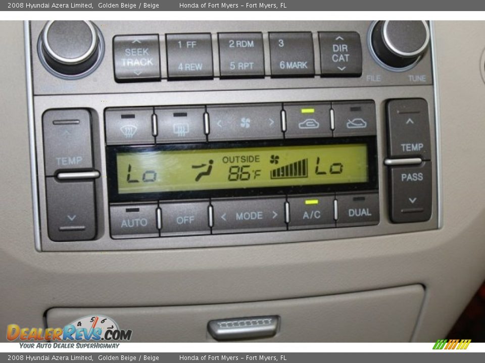2008 Hyundai Azera Limited Golden Beige / Beige Photo #19