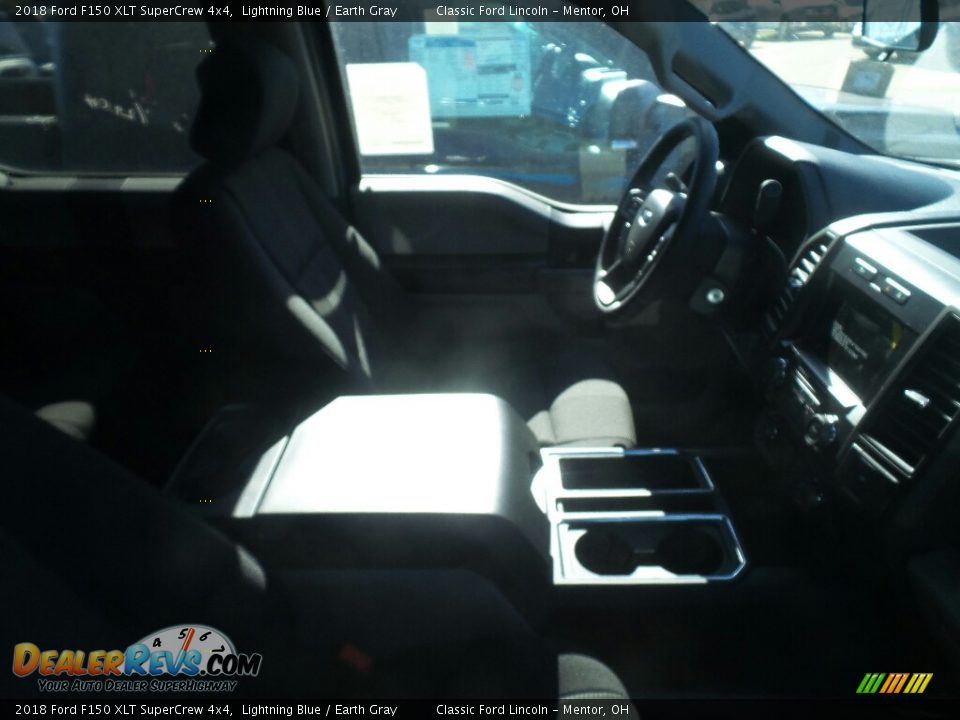 2018 Ford F150 XLT SuperCrew 4x4 Lightning Blue / Earth Gray Photo #3