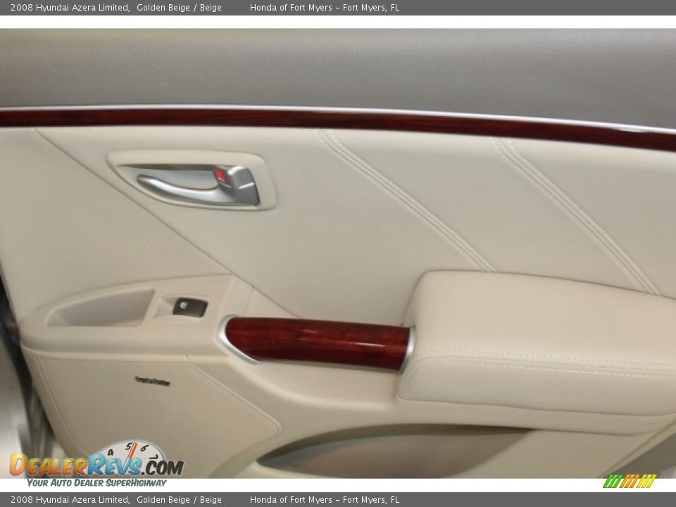 2008 Hyundai Azera Limited Golden Beige / Beige Photo #26