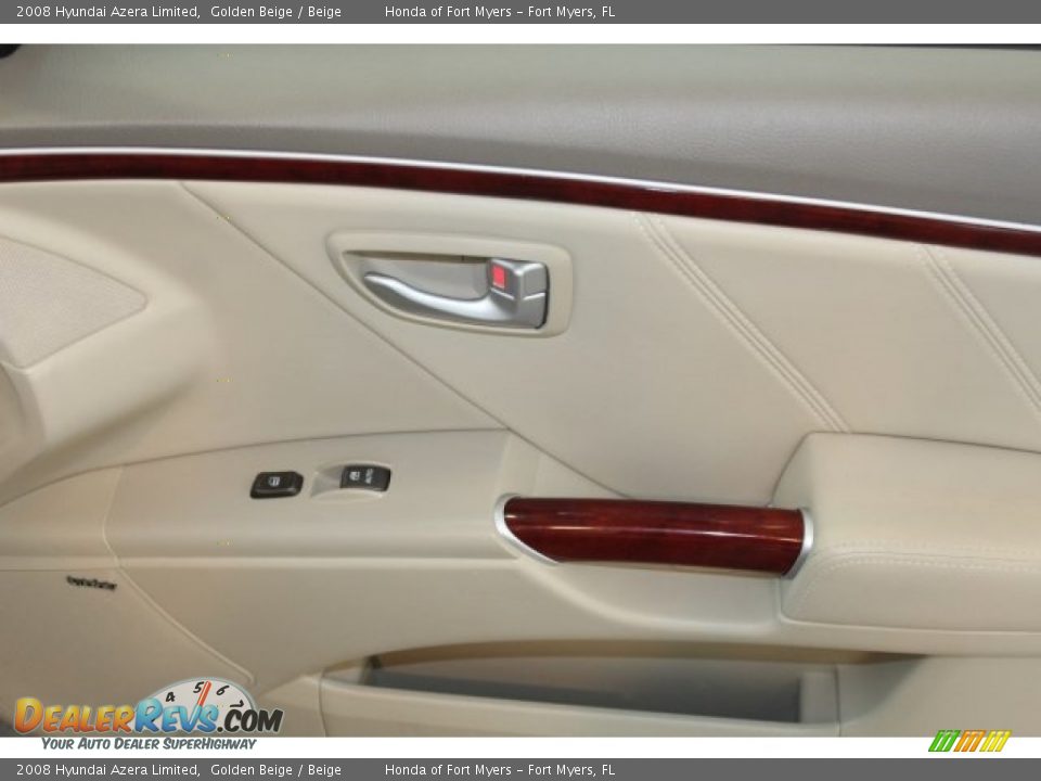 2008 Hyundai Azera Limited Golden Beige / Beige Photo #27