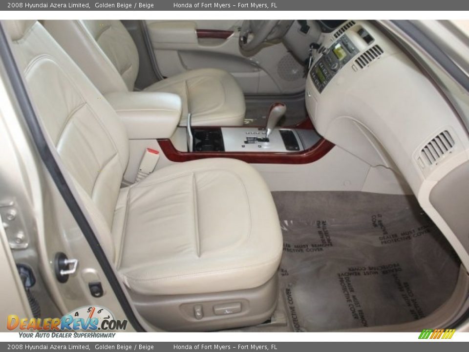 2008 Hyundai Azera Limited Golden Beige / Beige Photo #28