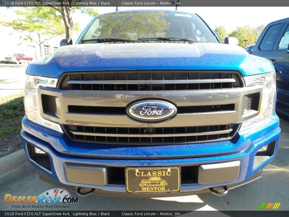 2018 Ford F150 XLT SuperCrew 4x4 Lightning Blue / Black Photo #2