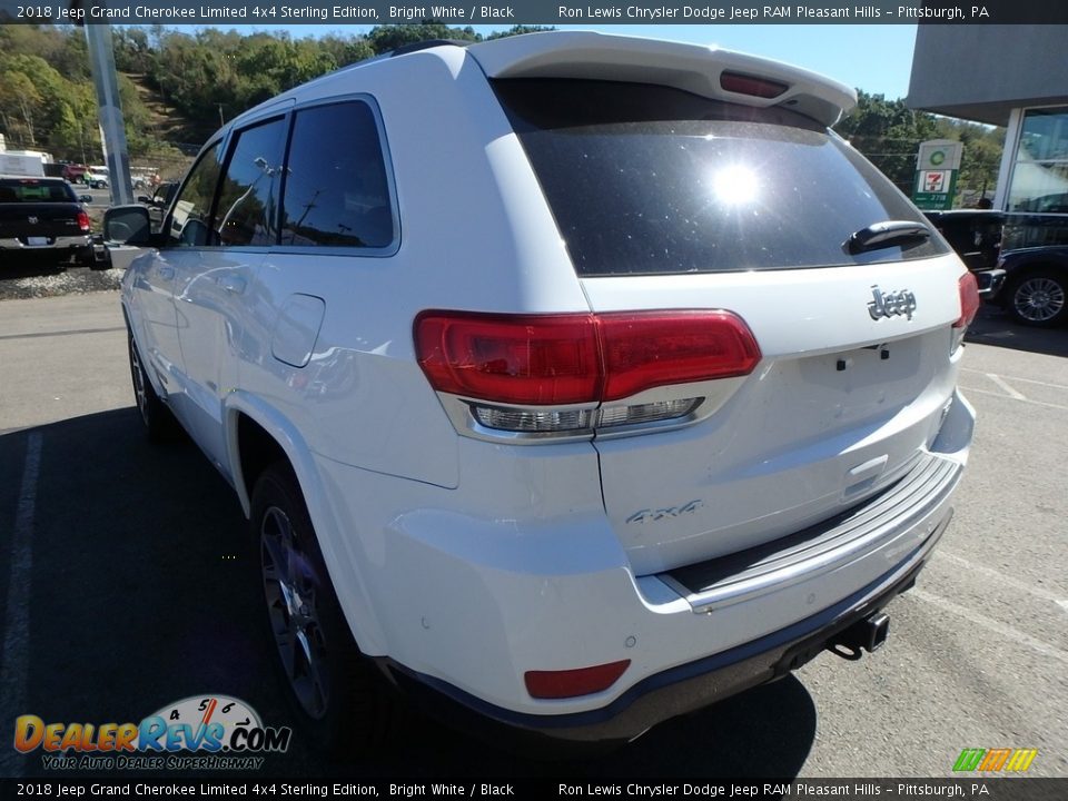 2018 Jeep Grand Cherokee Limited 4x4 Sterling Edition Bright White / Black Photo #3