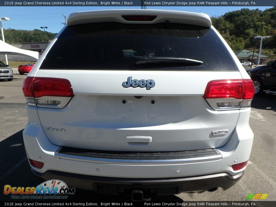 2018 Jeep Grand Cherokee Limited 4x4 Sterling Edition Bright White / Black Photo #4