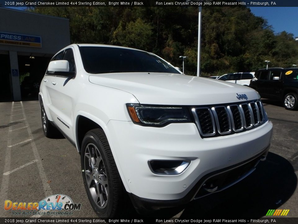 2018 Jeep Grand Cherokee Limited 4x4 Sterling Edition Bright White / Black Photo #7