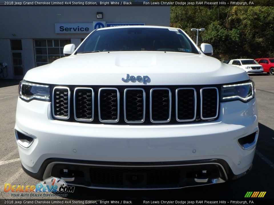 2018 Jeep Grand Cherokee Limited 4x4 Sterling Edition Bright White / Black Photo #8