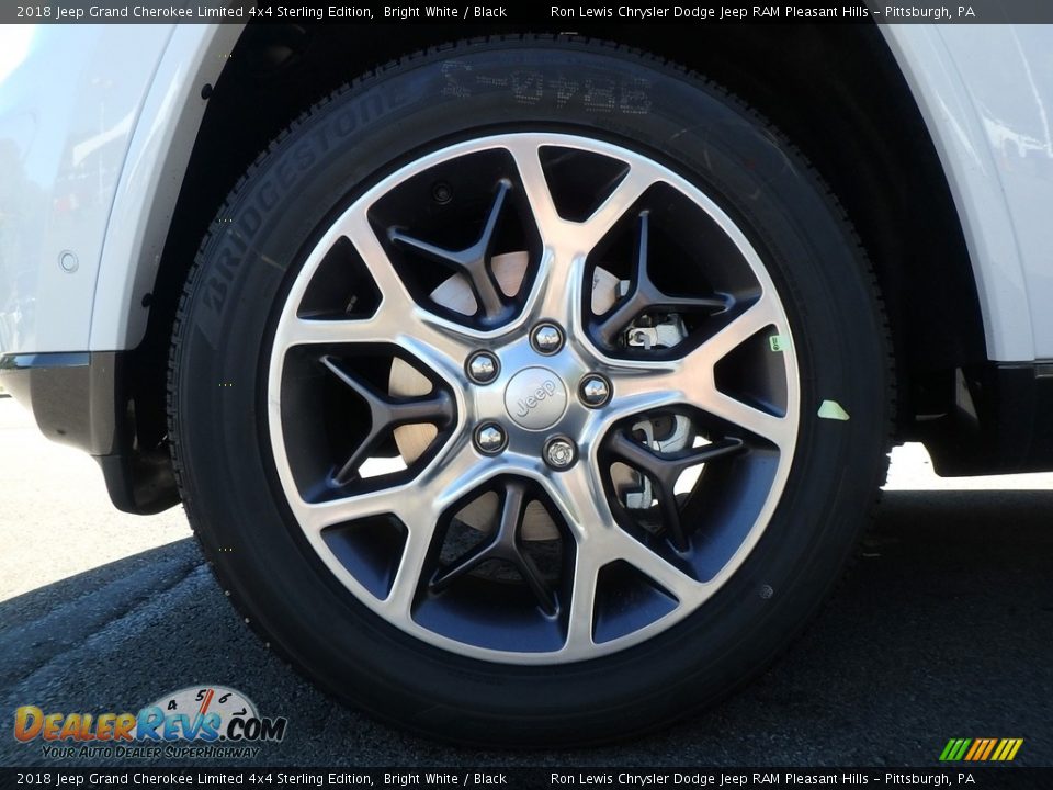 2018 Jeep Grand Cherokee Limited 4x4 Sterling Edition Bright White / Black Photo #9