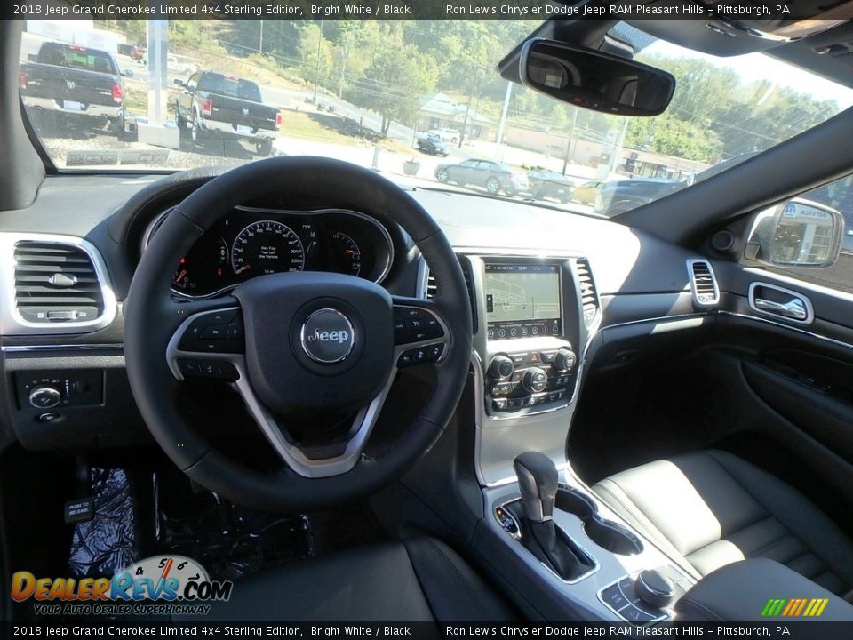 2018 Jeep Grand Cherokee Limited 4x4 Sterling Edition Bright White / Black Photo #12