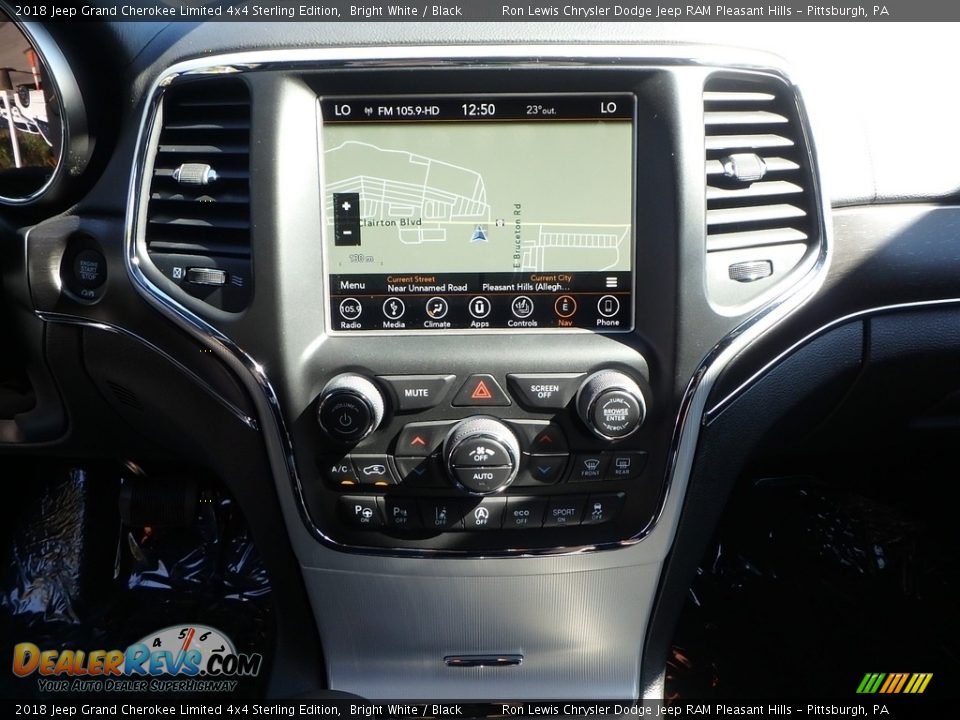 2018 Jeep Grand Cherokee Limited 4x4 Sterling Edition Bright White / Black Photo #16