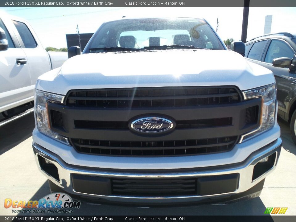 2018 Ford F150 XL Regular Cab Oxford White / Earth Gray Photo #2