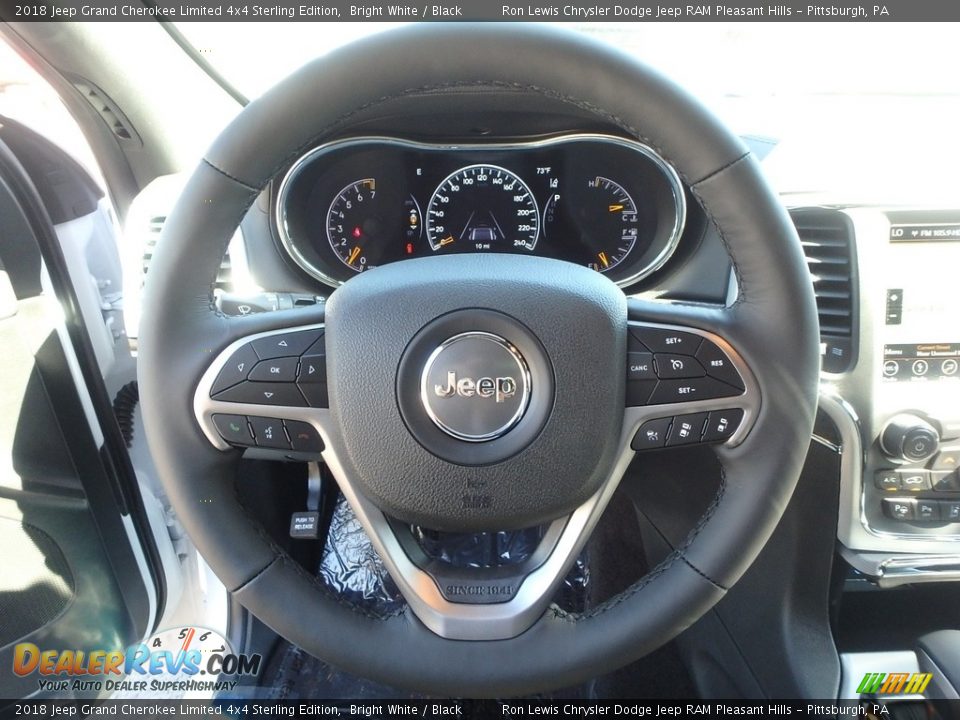 2018 Jeep Grand Cherokee Limited 4x4 Sterling Edition Bright White / Black Photo #19