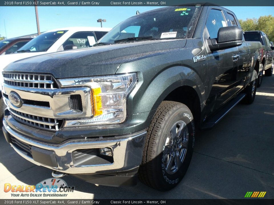 2018 Ford F150 XLT SuperCab 4x4 Guard / Earth Gray Photo #1