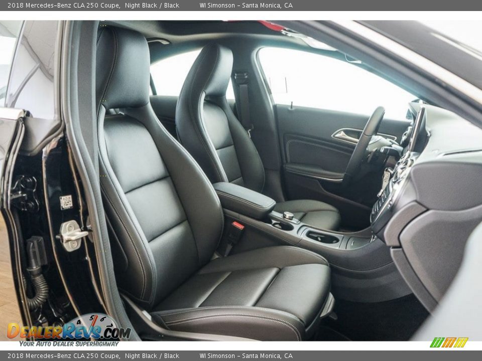 2018 Mercedes-Benz CLA 250 Coupe Night Black / Black Photo #2