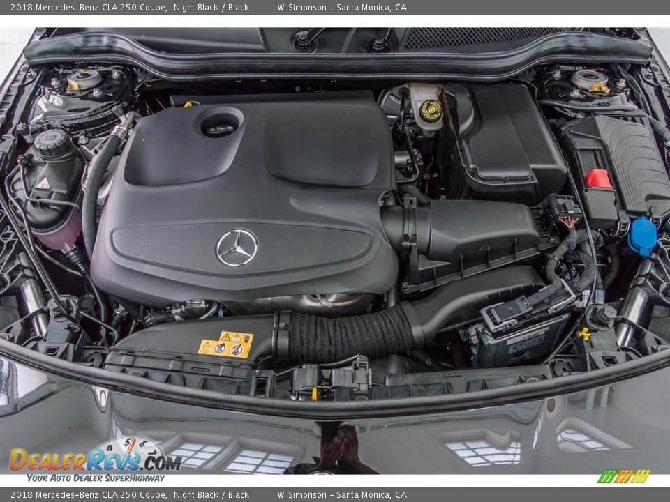 2018 Mercedes-Benz CLA 250 Coupe Night Black / Black Photo #8