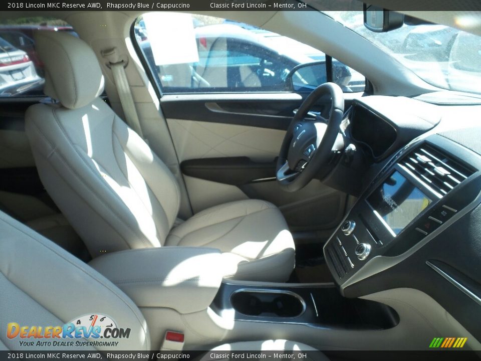 2018 Lincoln MKC Reserve AWD Rhapsody Blue / Cappuccino Photo #3