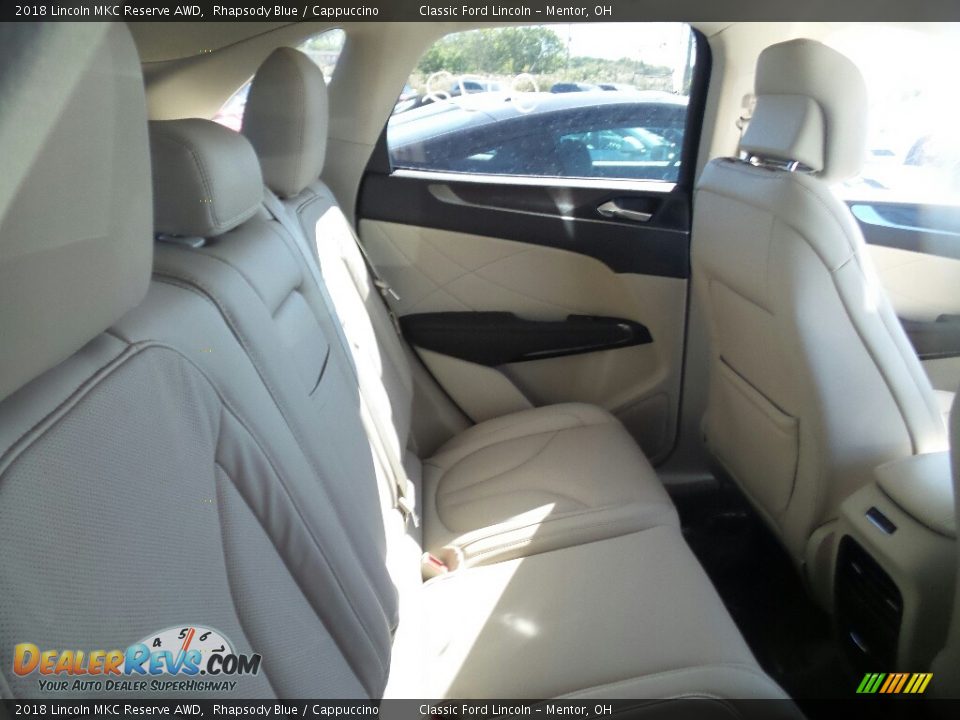 2018 Lincoln MKC Reserve AWD Rhapsody Blue / Cappuccino Photo #4