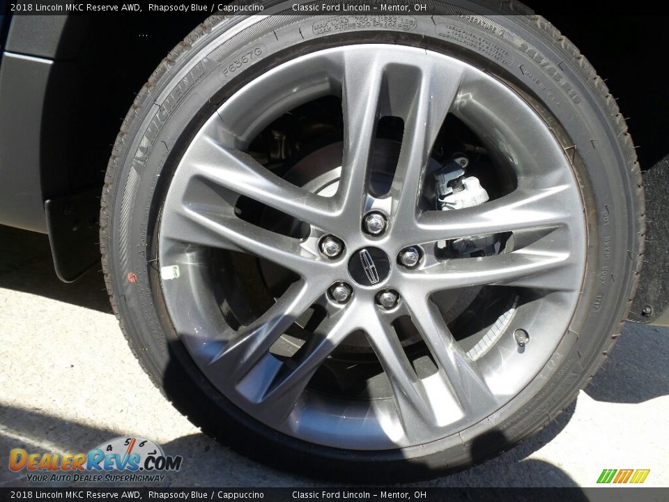 2018 Lincoln MKC Reserve AWD Rhapsody Blue / Cappuccino Photo #5