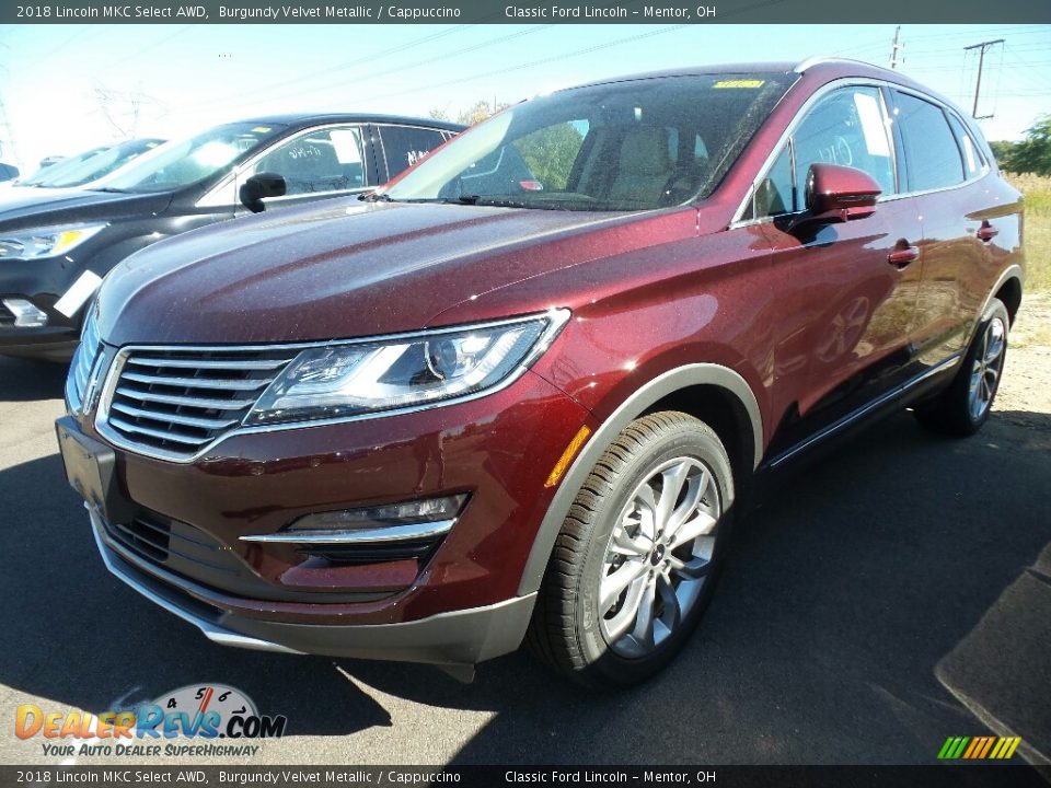 2018 Lincoln MKC Select AWD Burgundy Velvet Metallic / Cappuccino Photo #1