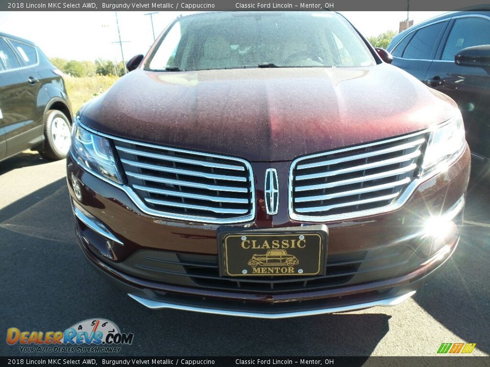 2018 Lincoln MKC Select AWD Burgundy Velvet Metallic / Cappuccino Photo #2