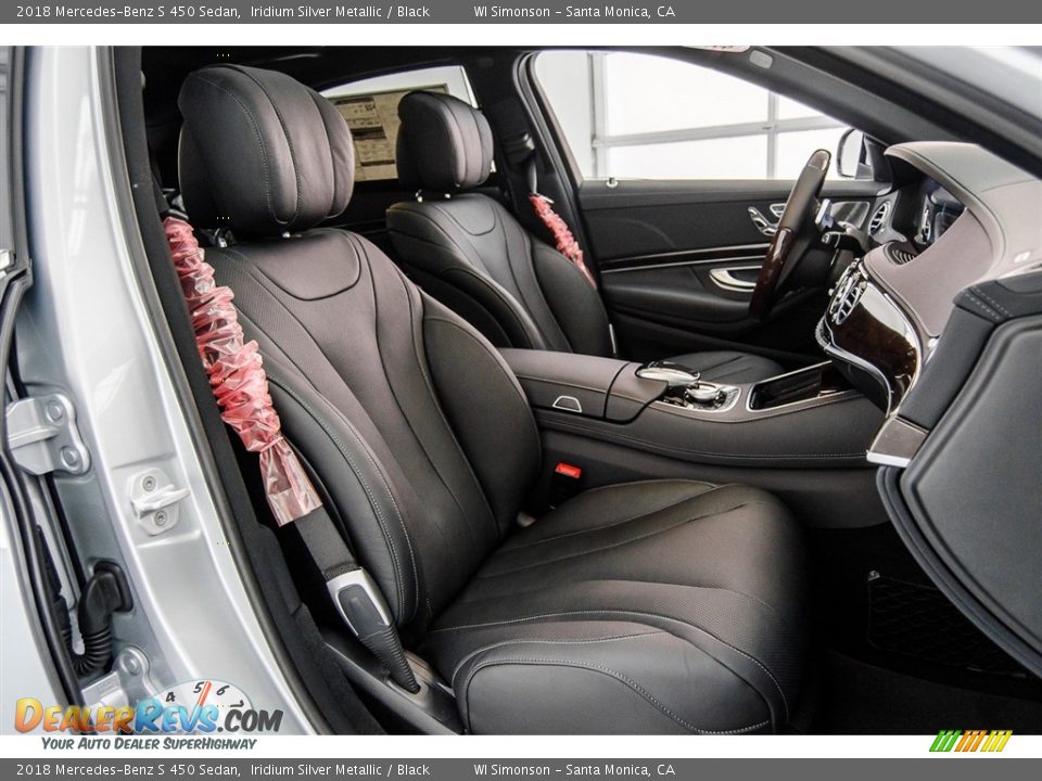 2018 Mercedes-Benz S 450 Sedan Iridium Silver Metallic / Black Photo #2