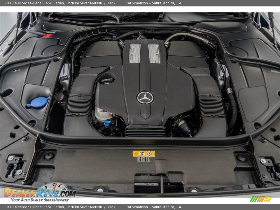 2018 Mercedes-Benz S 450 Sedan 3.0 Liter biturbo DOHC 24-Valve VVT V6 Engine Photo #8