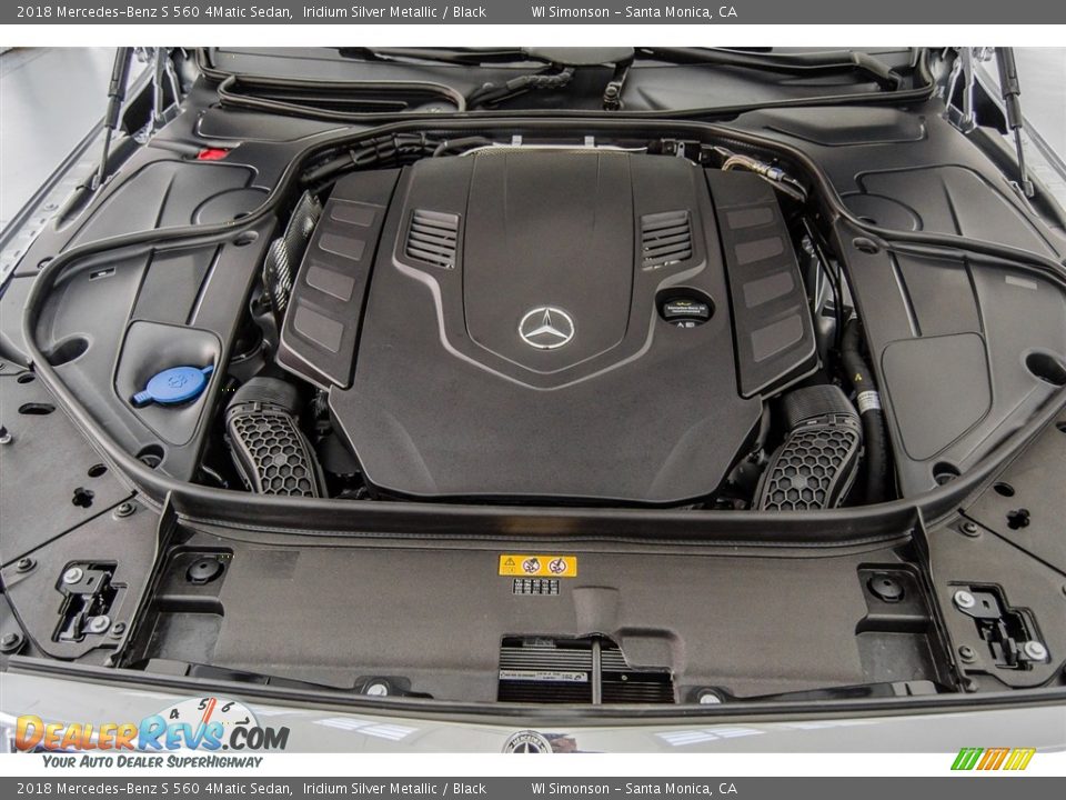 2018 Mercedes-Benz S 560 4Matic Sedan 4.0 Liter biturbo DOHC 32-Valve VVT V8 Engine Photo #8
