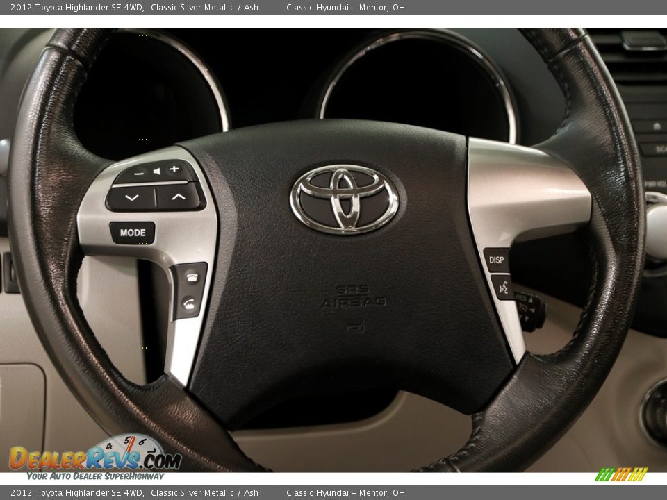 2012 Toyota Highlander SE 4WD Classic Silver Metallic / Ash Photo #6