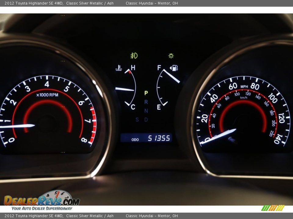 2012 Toyota Highlander SE 4WD Classic Silver Metallic / Ash Photo #7