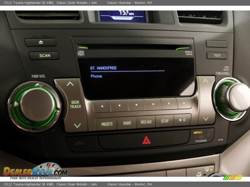 2012 Toyota Highlander SE 4WD Classic Silver Metallic / Ash Photo #9