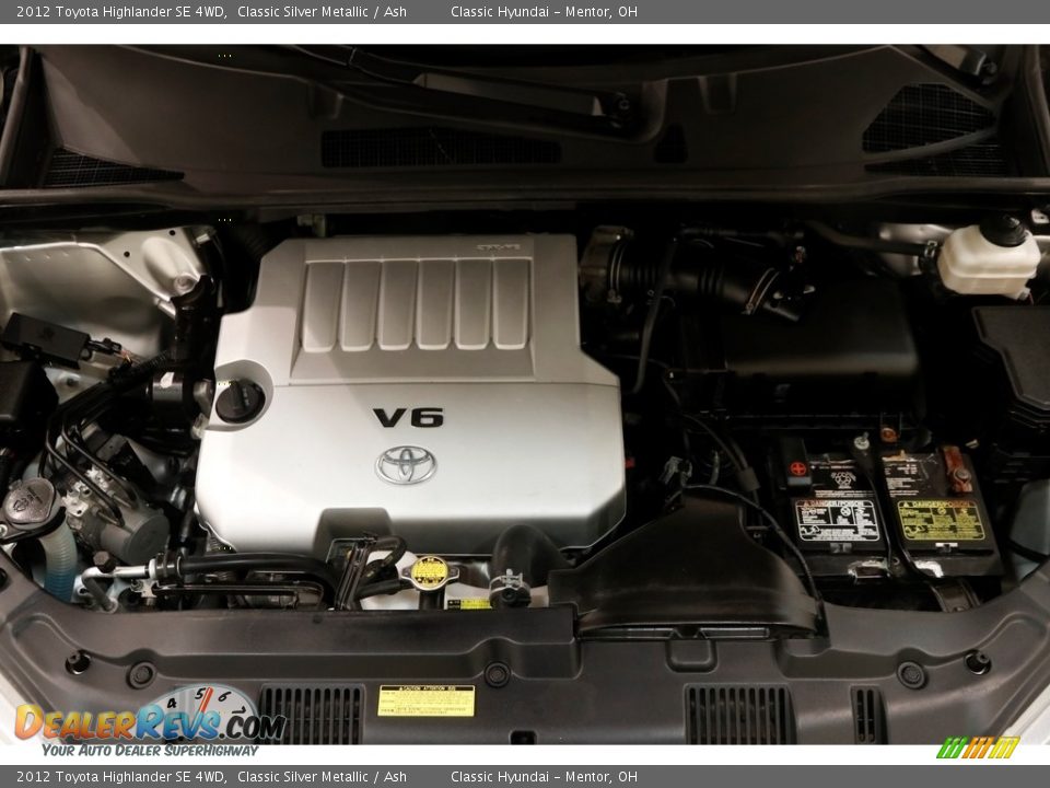 2012 Toyota Highlander SE 4WD Classic Silver Metallic / Ash Photo #17