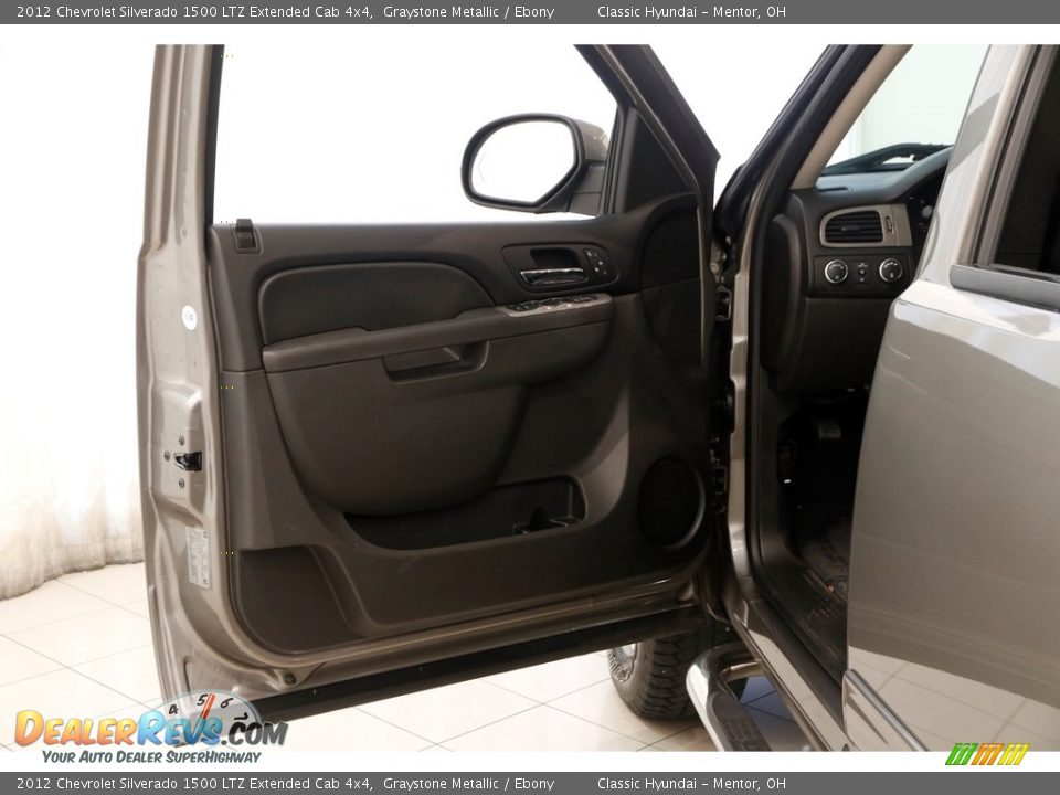 2012 Chevrolet Silverado 1500 LTZ Extended Cab 4x4 Graystone Metallic / Ebony Photo #4