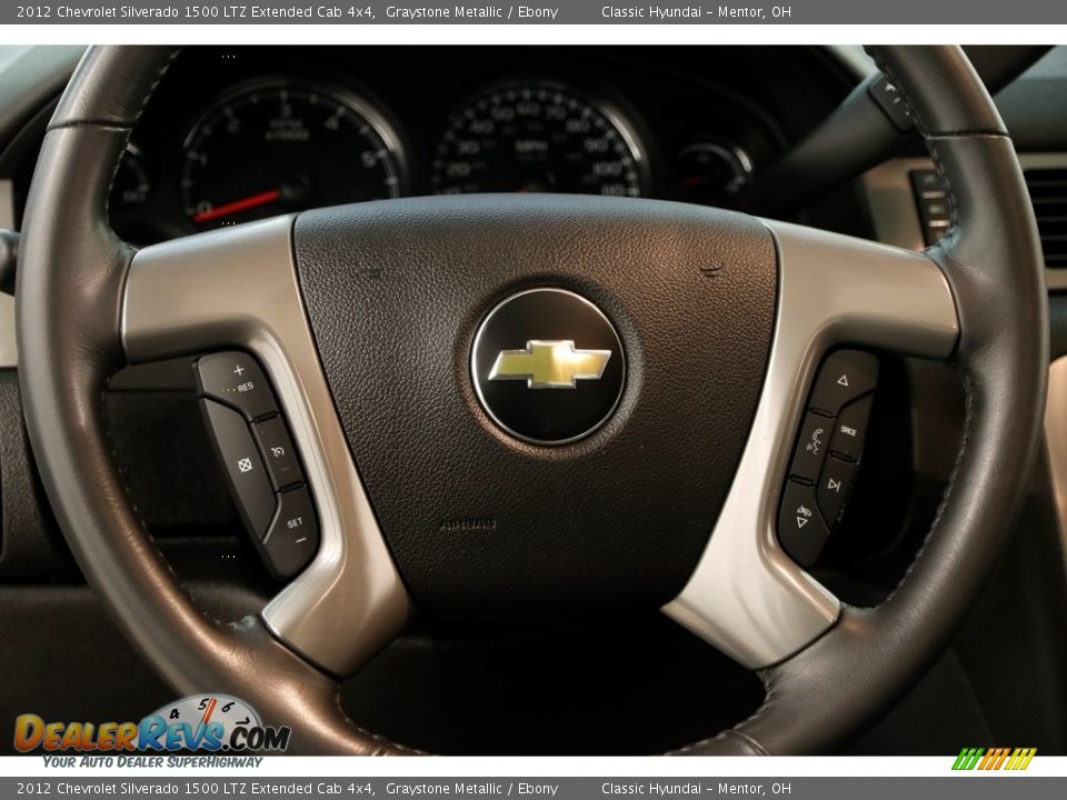 2012 Chevrolet Silverado 1500 LTZ Extended Cab 4x4 Graystone Metallic / Ebony Photo #6