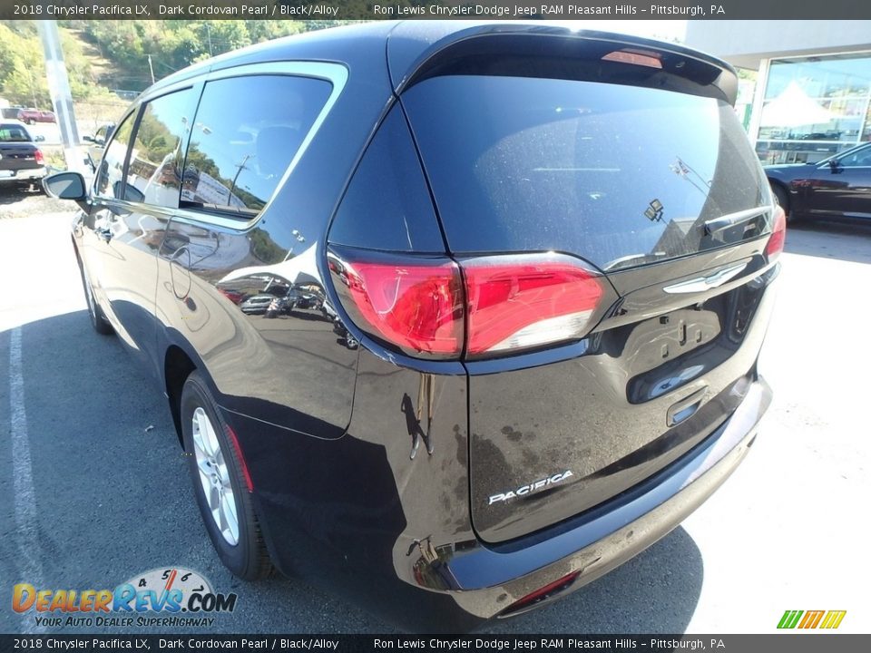 2018 Chrysler Pacifica LX Dark Cordovan Pearl / Black/Alloy Photo #3