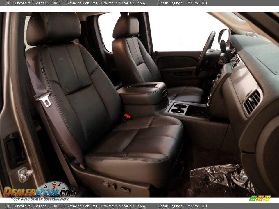 2012 Chevrolet Silverado 1500 LTZ Extended Cab 4x4 Graystone Metallic / Ebony Photo #11