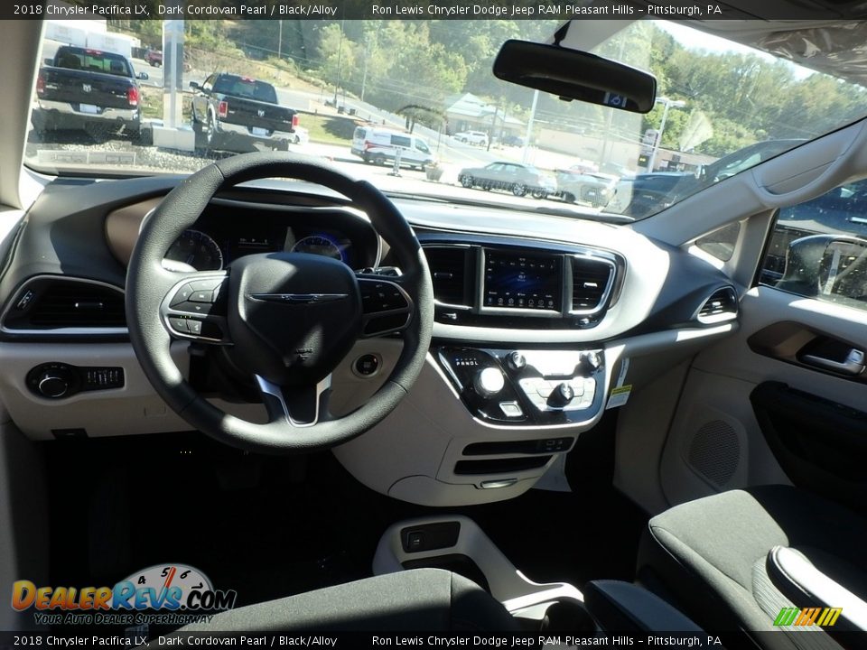 2018 Chrysler Pacifica LX Dark Cordovan Pearl / Black/Alloy Photo #13