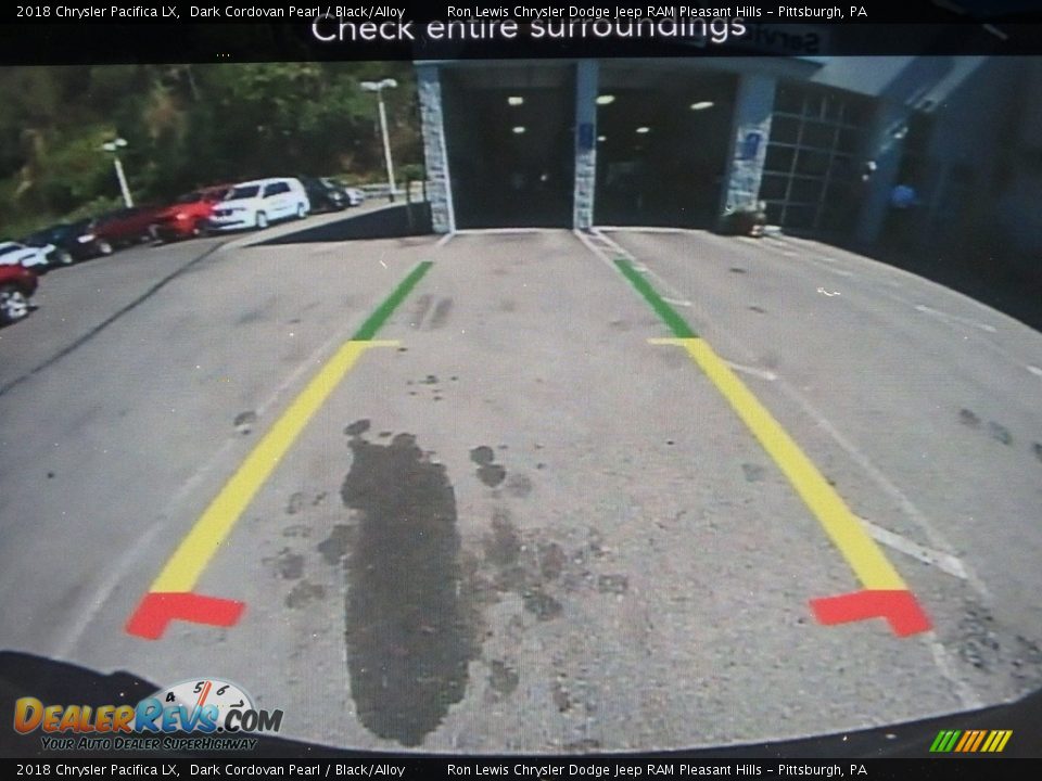 2018 Chrysler Pacifica LX Dark Cordovan Pearl / Black/Alloy Photo #18