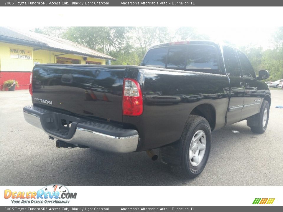 2006 Toyota Tundra SR5 Access Cab Black / Light Charcoal Photo #3