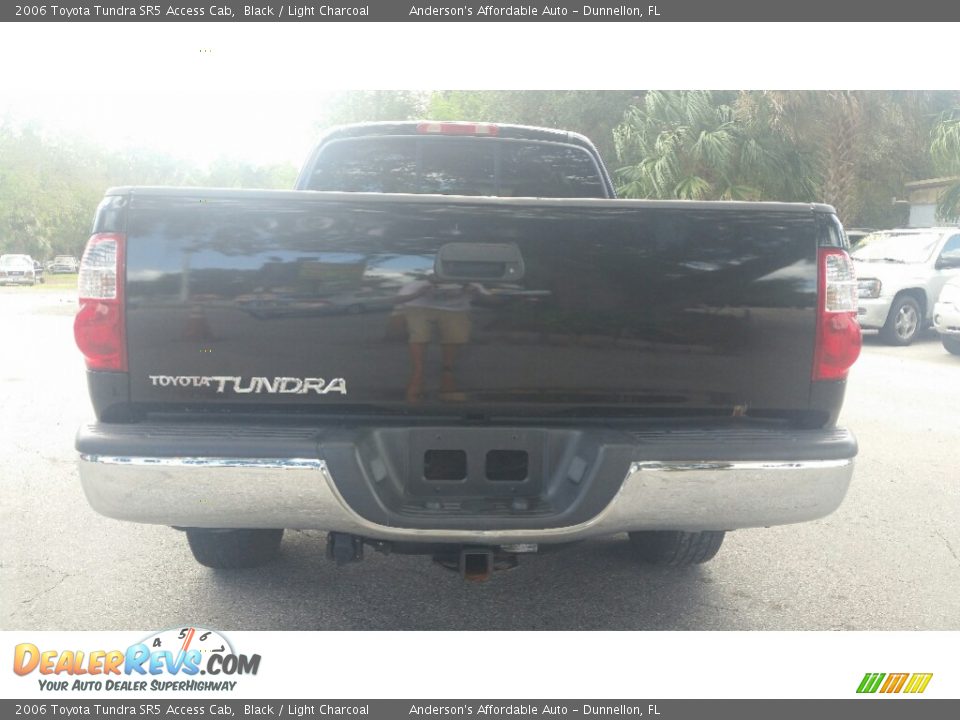 2006 Toyota Tundra SR5 Access Cab Black / Light Charcoal Photo #4