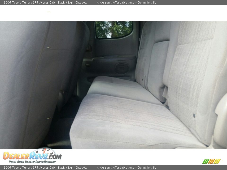2006 Toyota Tundra SR5 Access Cab Black / Light Charcoal Photo #14