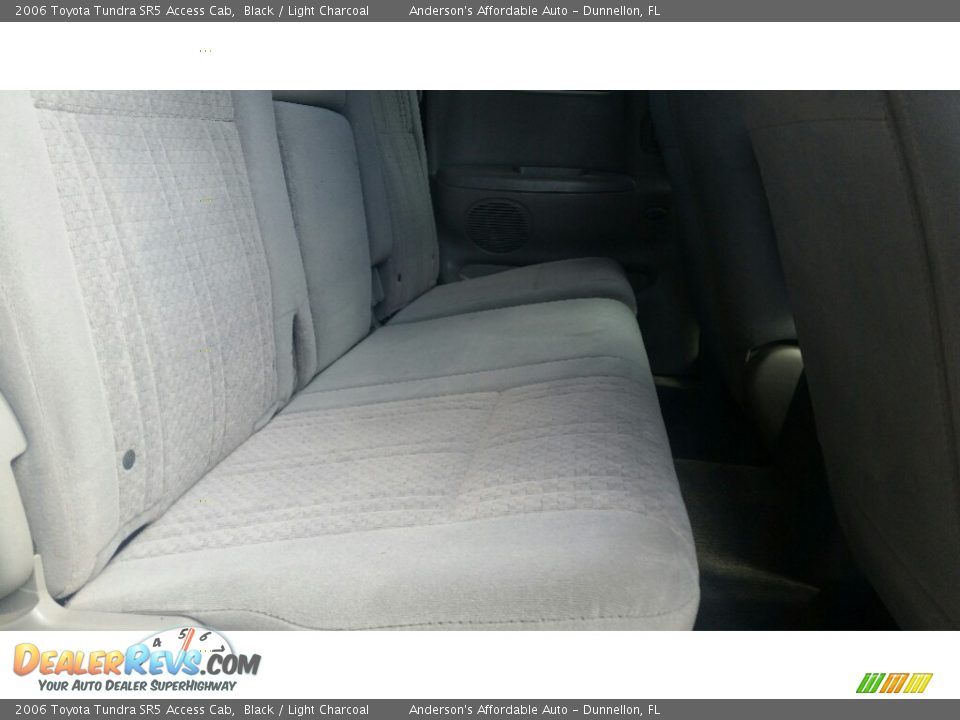 2006 Toyota Tundra SR5 Access Cab Black / Light Charcoal Photo #18