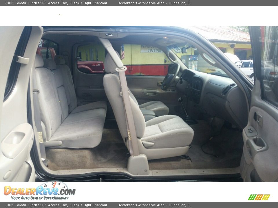 2006 Toyota Tundra SR5 Access Cab Black / Light Charcoal Photo #19
