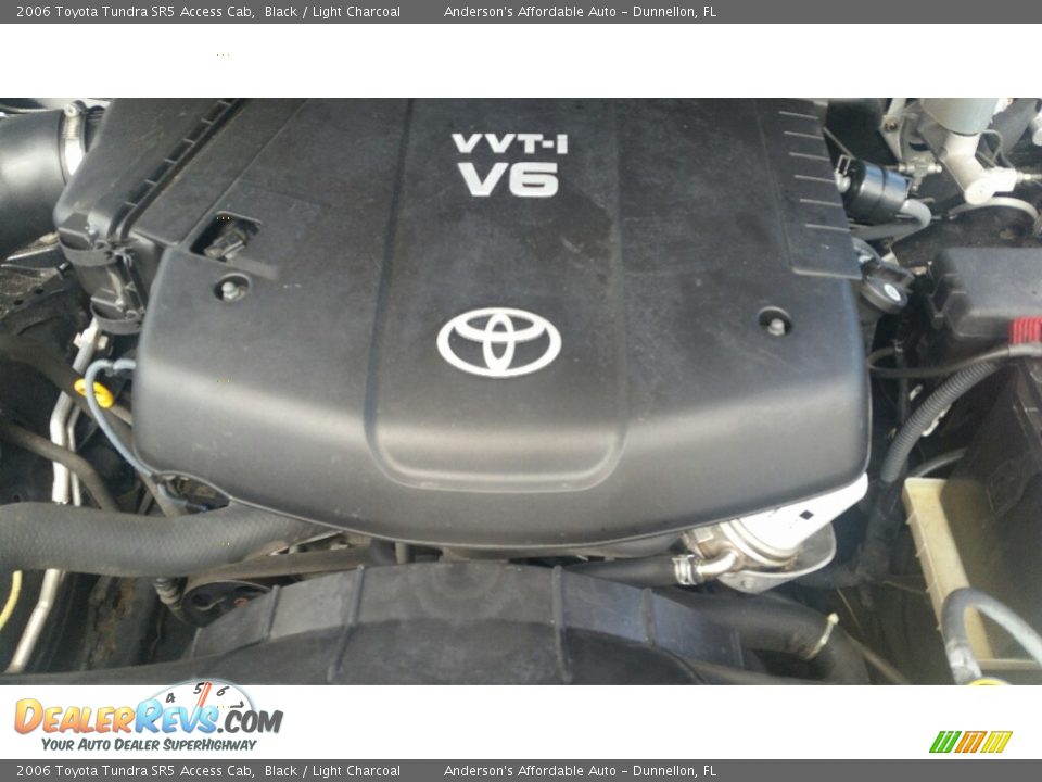 2006 Toyota Tundra SR5 Access Cab Black / Light Charcoal Photo #20