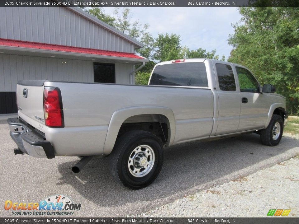 2005 Chevrolet Silverado 2500HD LT Extended Cab 4x4 Silver Birch Metallic / Dark Charcoal Photo #8