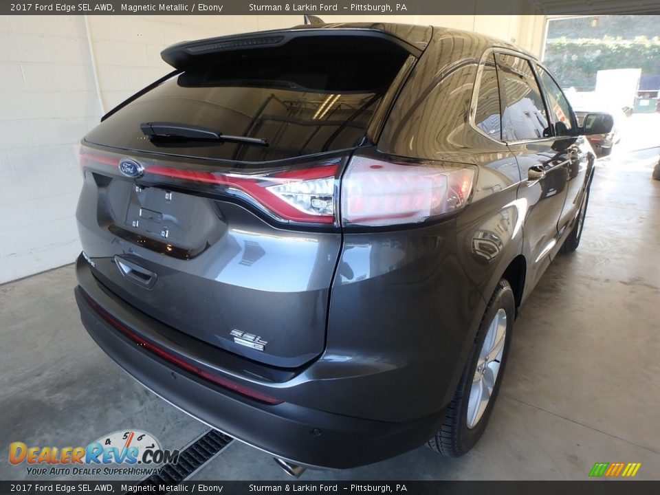 2017 Ford Edge SEL AWD Magnetic Metallic / Ebony Photo #2