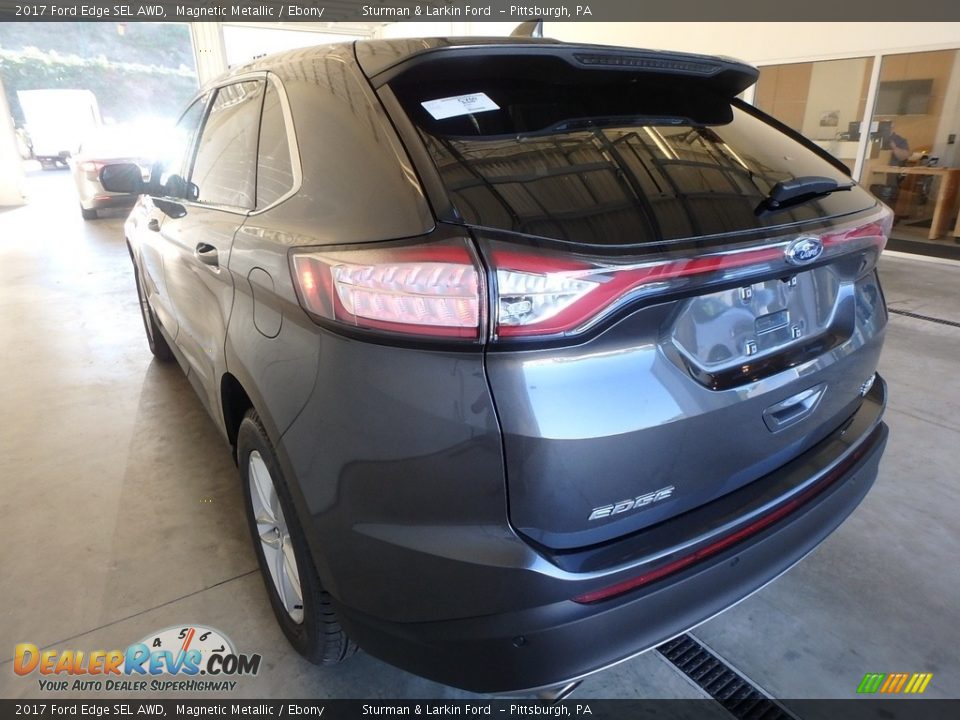 2017 Ford Edge SEL AWD Magnetic Metallic / Ebony Photo #3