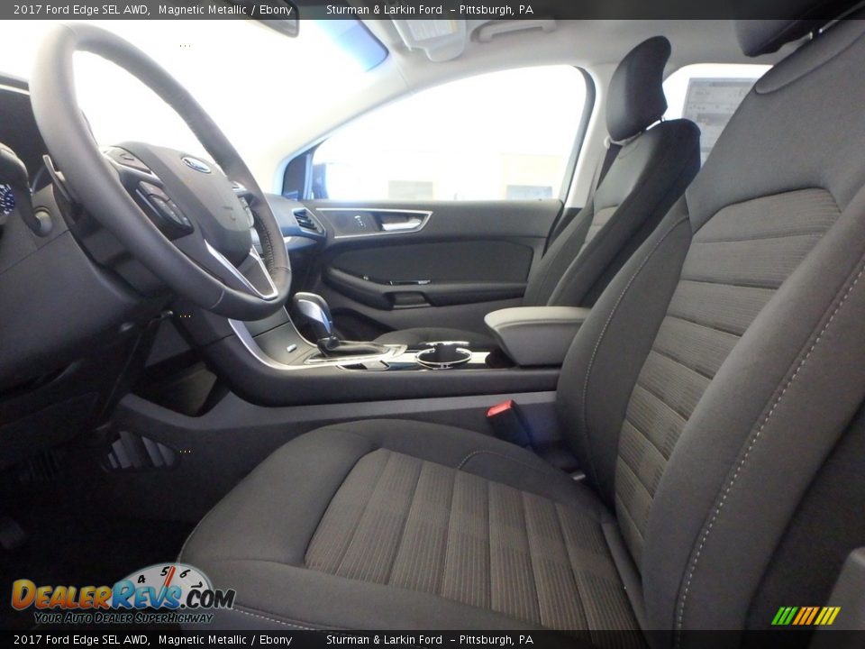 2017 Ford Edge SEL AWD Magnetic Metallic / Ebony Photo #6