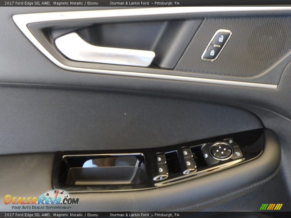 2017 Ford Edge SEL AWD Magnetic Metallic / Ebony Photo #9